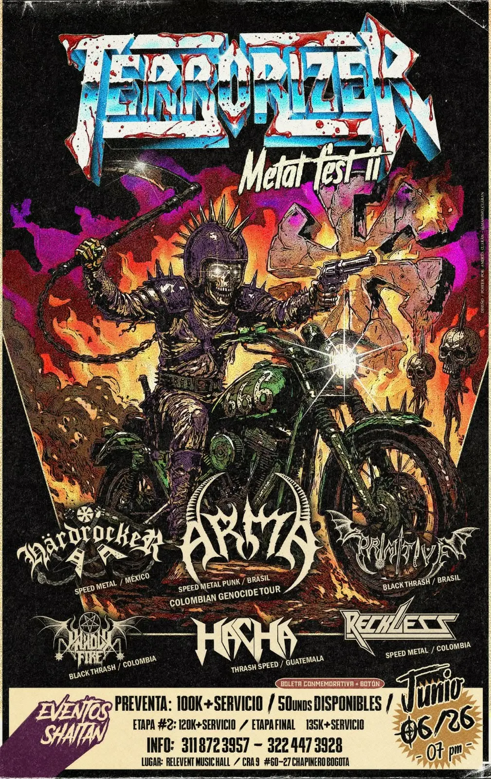 Terrorizer Metal Fest II: festival reúne forças do metal extremo latino-americano em 2026