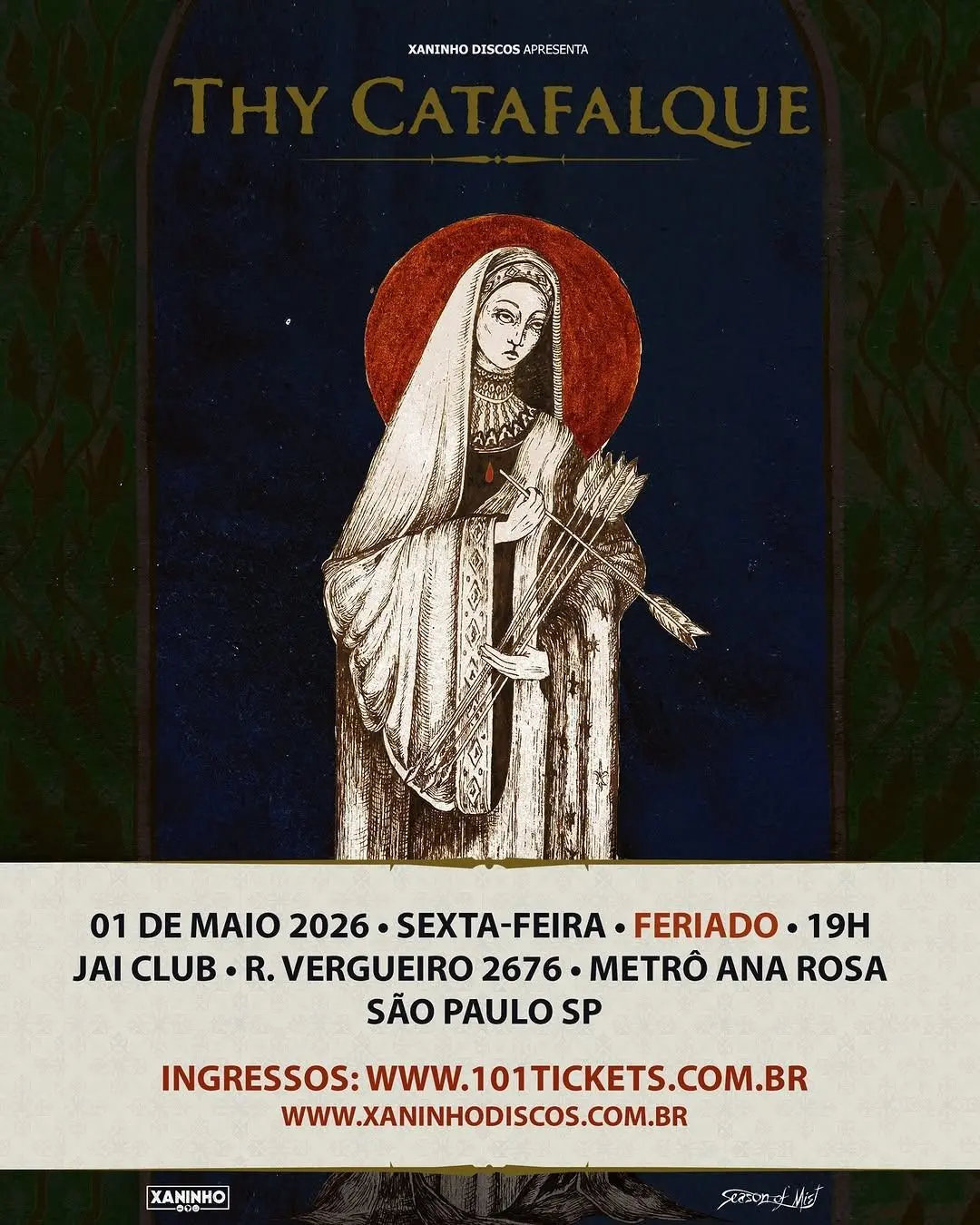 Thy Catafalque – Jai Club, São Paulo/SP (01/05/2026)