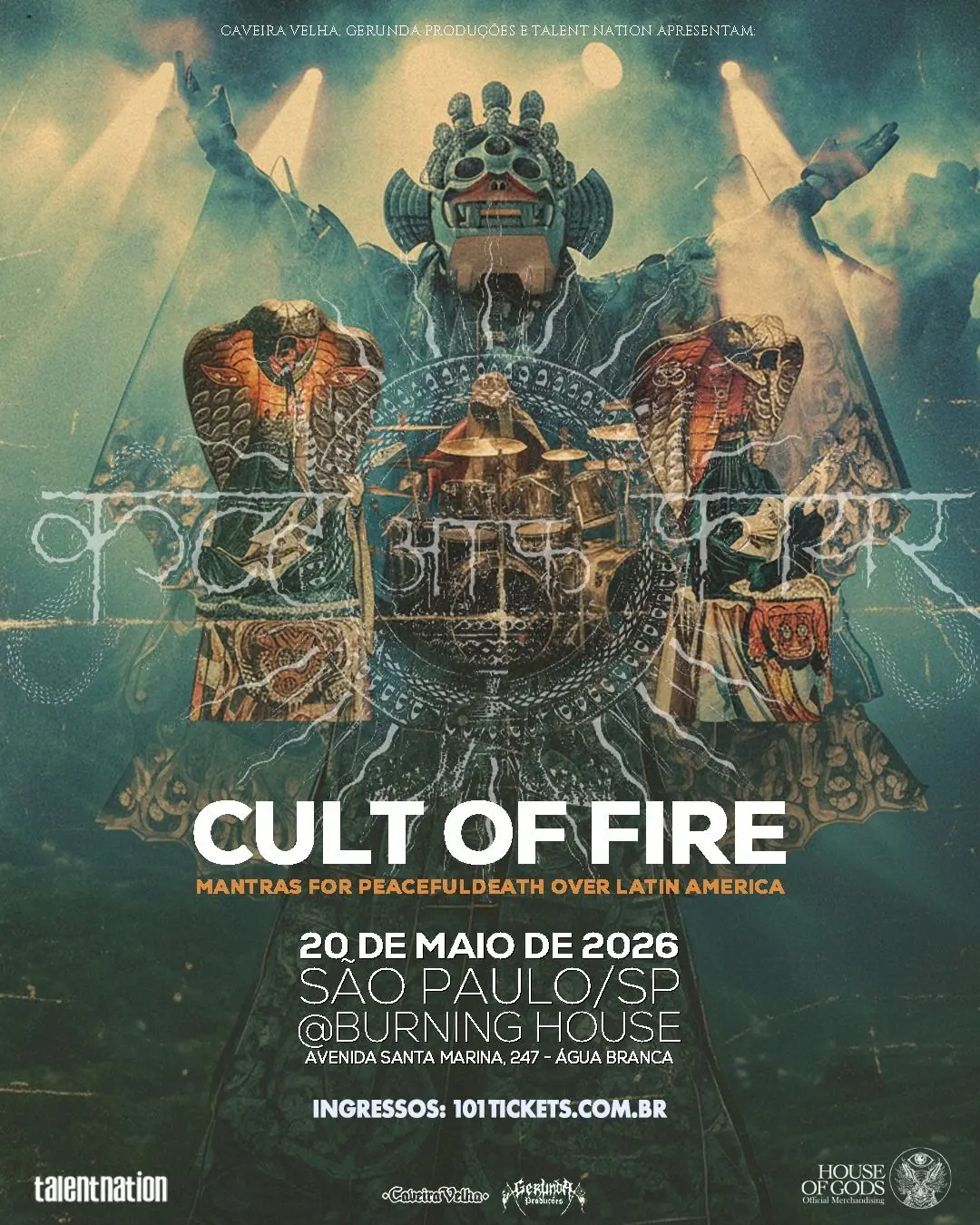 Cult of Fire – Burning House, São Paulo/SP (20/05/2026)