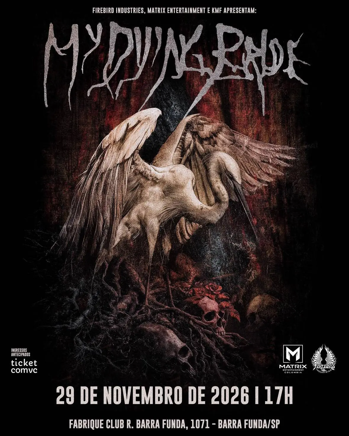 My Dying Bride confirma único show em São Paulo após 13 anos e promete noite histórica para os fãs de doom metal