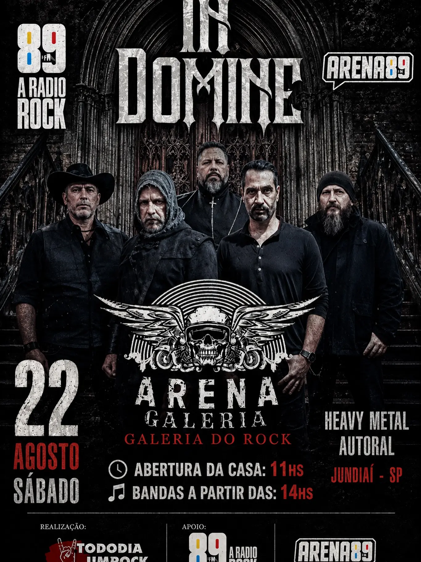 In Domine mostra precisão, personalidade e evolução em show no Arena Galeria, em São Paulo