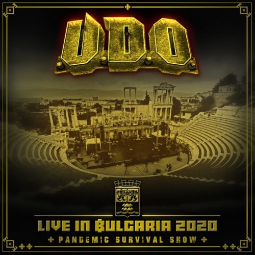 Capa - U.D.O. - Live In Bulgaria 2020 – Pandemic Survival Show