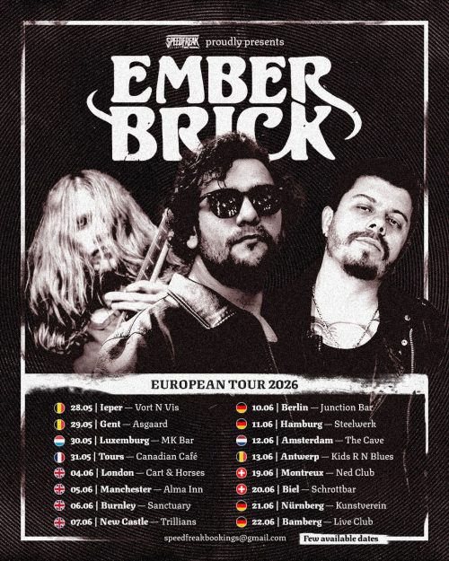 EMBER BRICK EUROPEAN TOUR