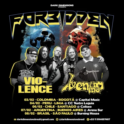 Forbidden, Vio-Lence e Venom Inc. unem forças em turnê sul