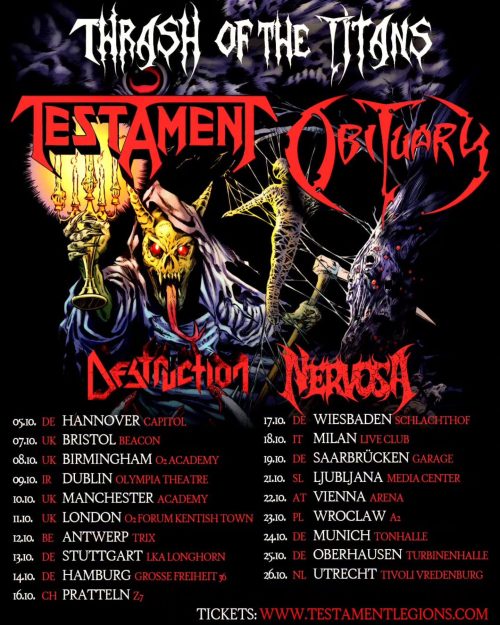 THRASH IF THE TITANS TOUR