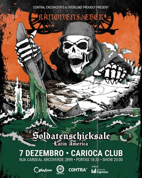 Kanonenfieber em show único no Brasil! (SHOWS) - METAL NA LATA